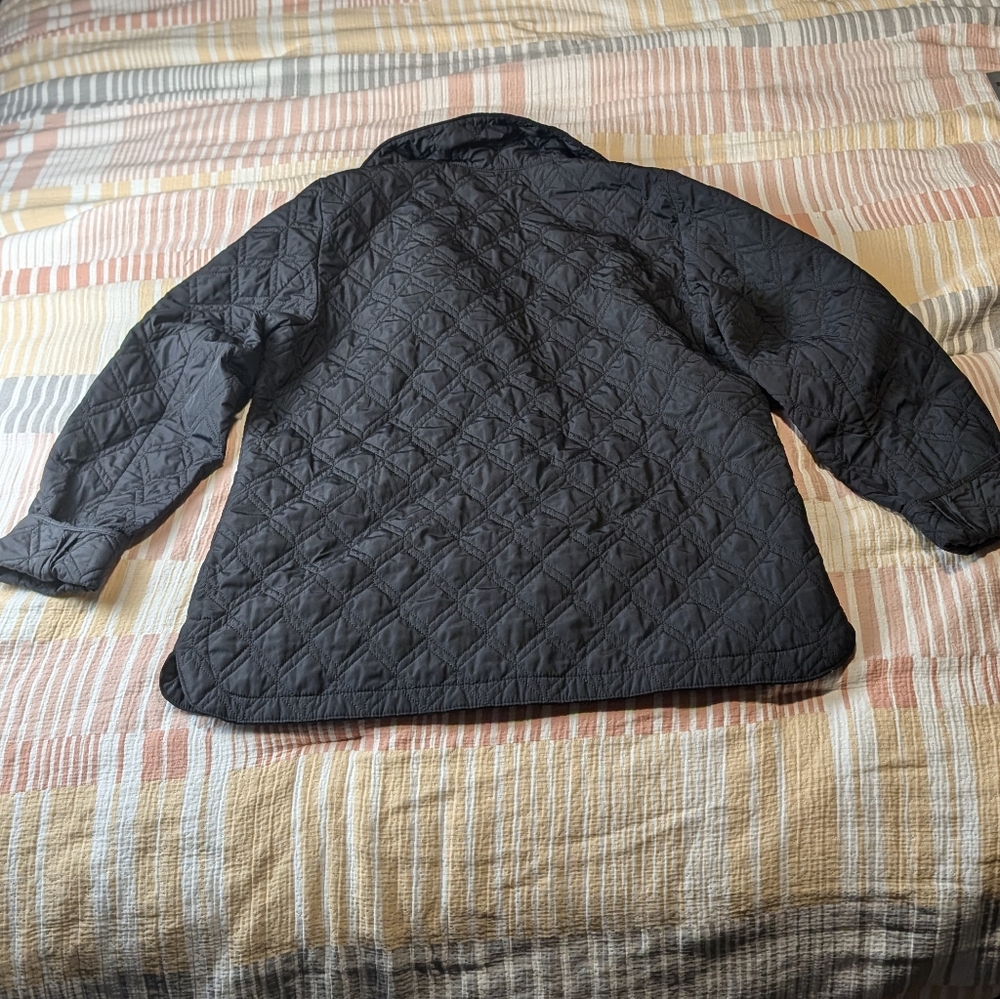 Lands End Medium Quilted Coat - image 2